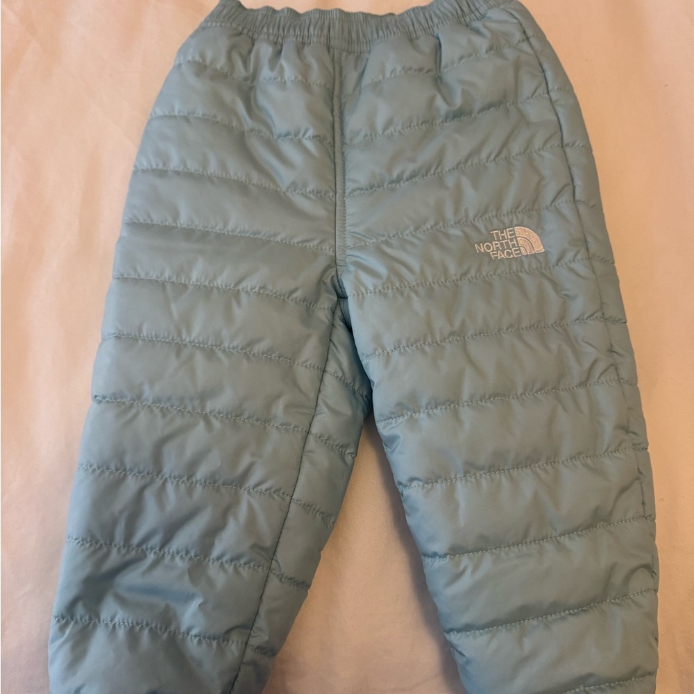 The North Face Sky Blue Quilted Pants